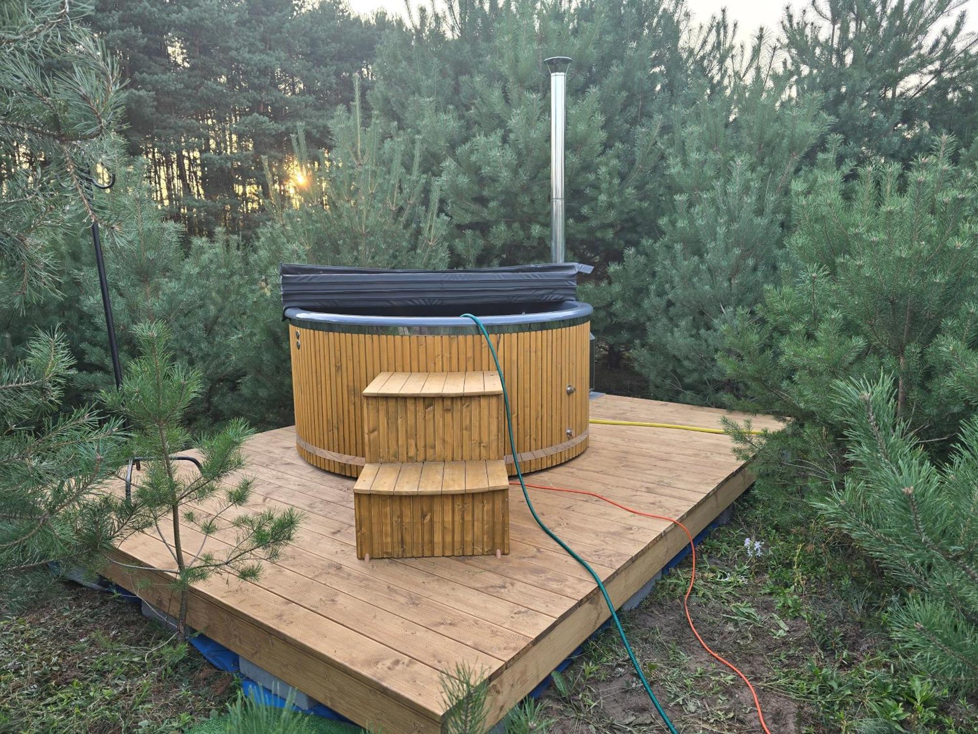 Oaza Swiety Spokoj - Domek Z Balia I Jacuzzi Rzasnik Екстериор снимка